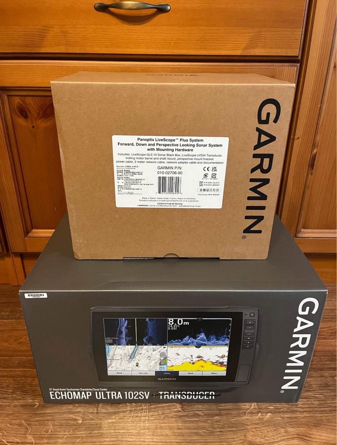 new garmin ecomap ultra 102 sv + gt56 transducer (or without), plus garmin gls10 + lvs34 transducer new garmin ecomap ultra 102 sv + gt56 transducer (or without), plus garmin gls10 + lvs34 transducer